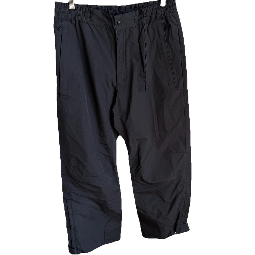 5.11 Tactical Series Rain Pants Mens Large Black Style 48005 Elastic Waist